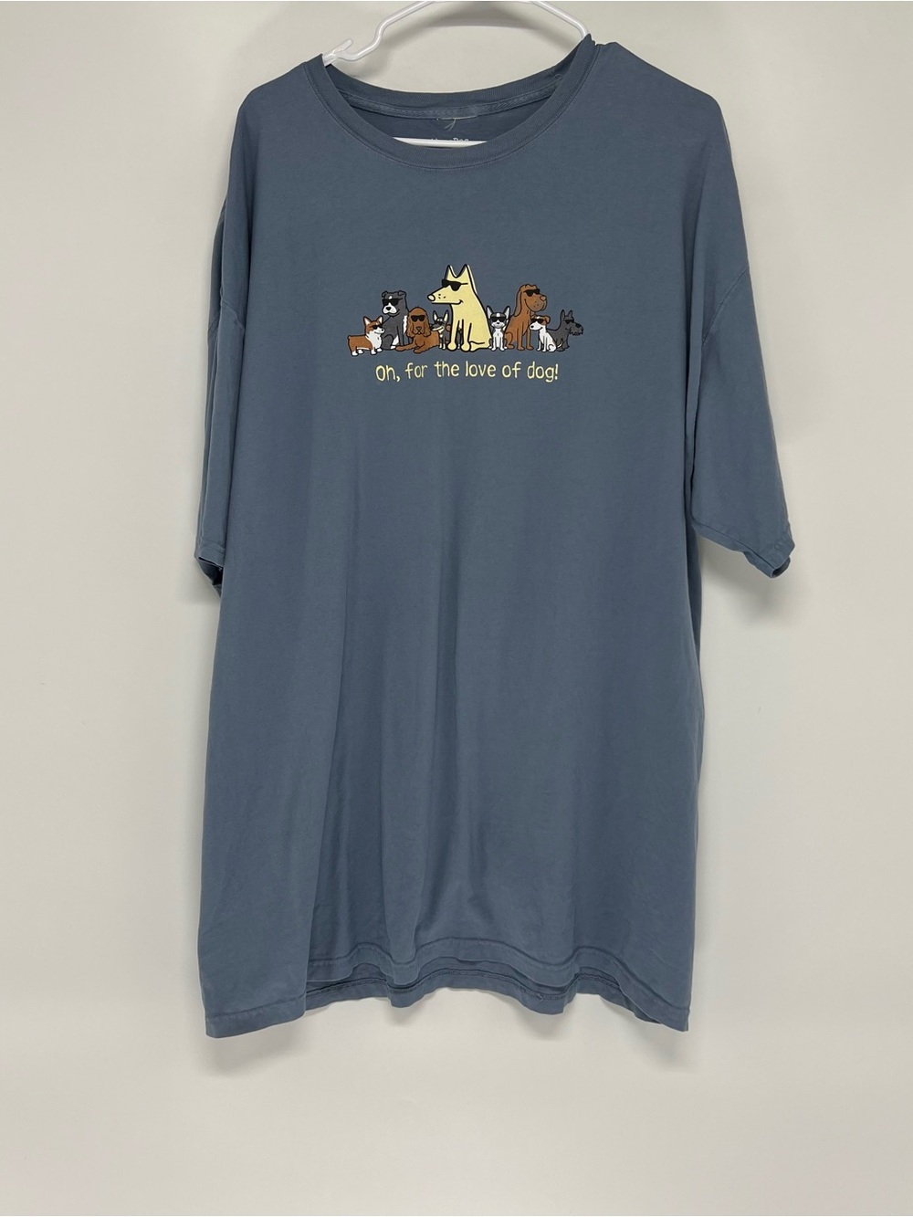 Teddy the dog men’s graphic t shirt 2X